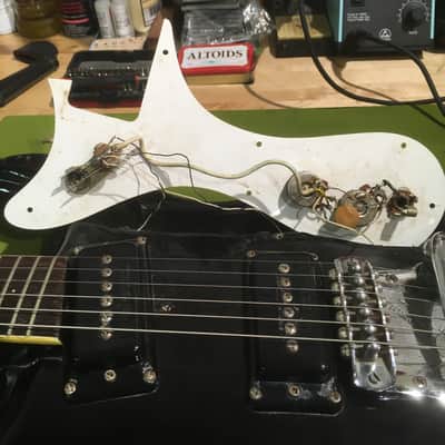 Mosrite Ventures Model Black Refin 1960s image 12