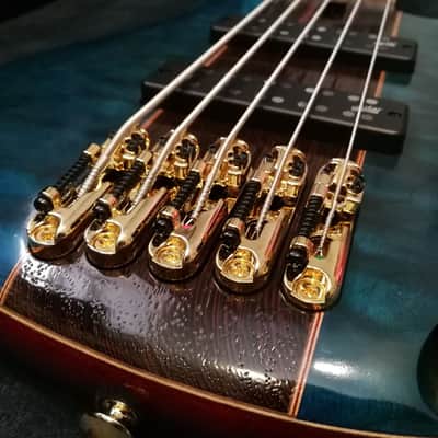 Ibanez SR2405W-CGL Premium E-Bass 5 String Caribbean Green Low Gloss + Premium Softcase image 4