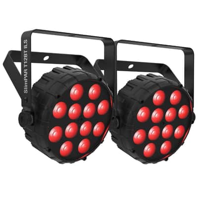 Chauvet DJ SlimPAR T12 BT ILS Par Wash Light 2-Pack - Open Box Mint image 1