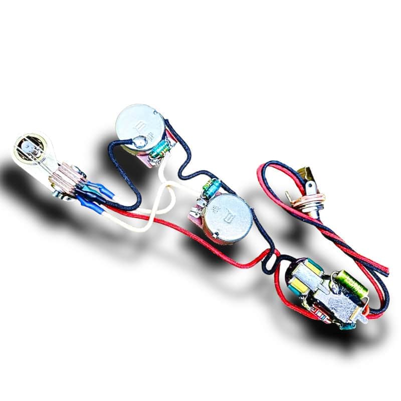 Gibson Flying V Wiring Harness w/ Fixed Wah and Bass Cut image 1