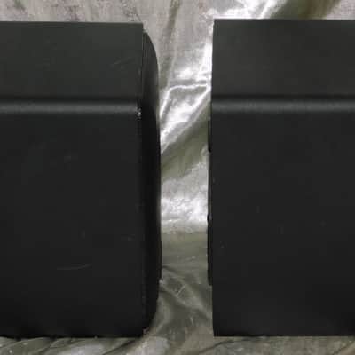 Optimus PRO-X44AV Bookshelf Audio Speakers Pair Heavy Metal Casing Black Tested image 2