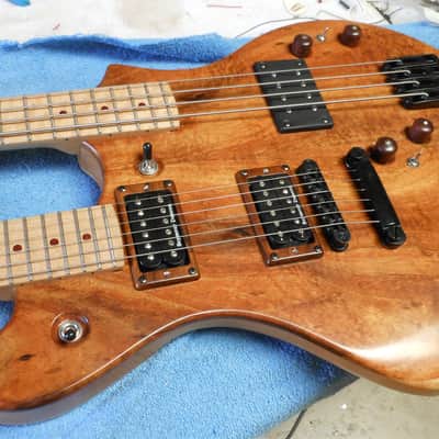 Double-Neck 6 String Guitar/4 String Bass Joe Till Guitars image 10