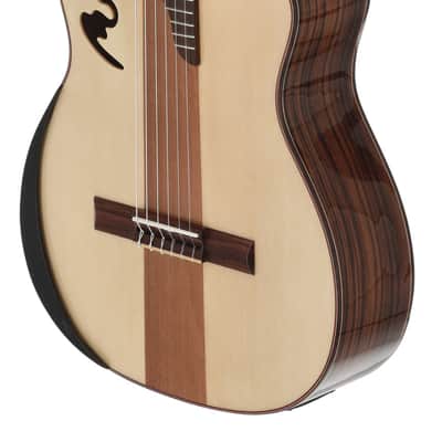 Manuel Rodriguez Cortado Santo Rosewood 4/4 Gloss E-Acoustic Cutaway (501462) image 12