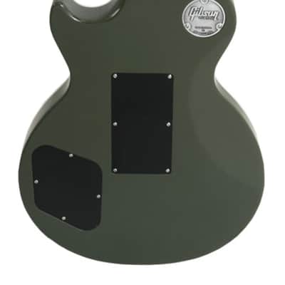 Les Paul Custom Axcess Floyd Rose Olive Drab with CustomBuckers 2024 image 3