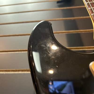 2004 Fender American Deluxe Fat Stratocaster HSS with Rosewood Fretboard, Montego Black image 5