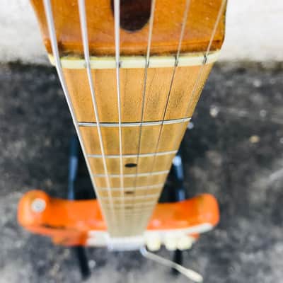 Fender Stratocaster Orange Relic Electric Guitar (Assembled) 1990s image 5