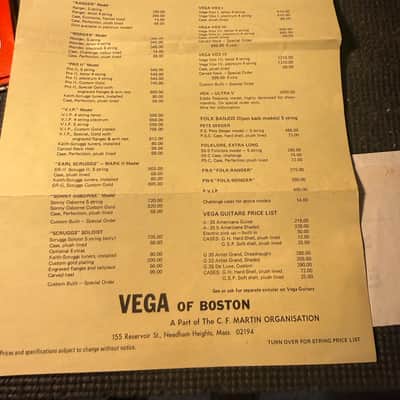 Vega Pro ll 1968 Banjo image 7