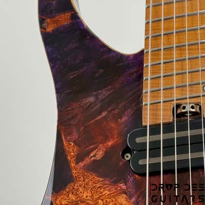 Legator Ghost X7F Multiscale Headless 7-String Electric Guitar w/ Bag - Magma image 5