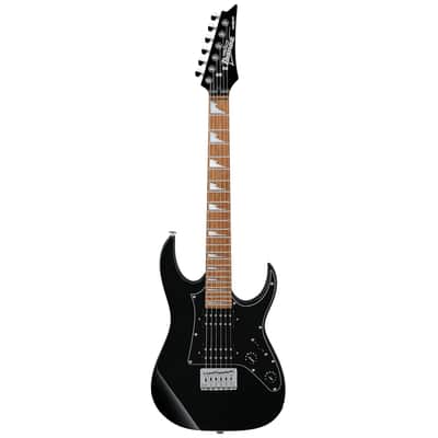Used Ibanez GRGM21BKN GIO RG miKro Electric Guitar - Black Night image 2