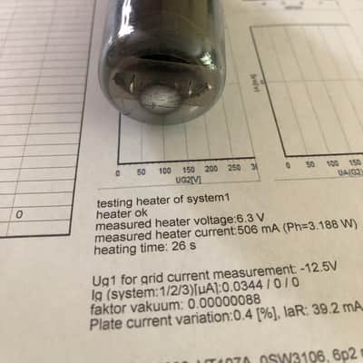 Tested Tight Matched Pair NOS RCA 6V6 GTY tubes image 5