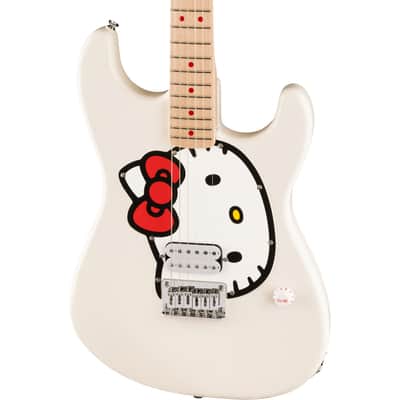 Squier Fender x Hello Kitty Stratocaster - White image 1