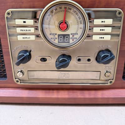 Innovative Technology ITVS-200B Bluetooth 5-in-1 Music Center Turntable CD Cassette FM - Brand New image 3