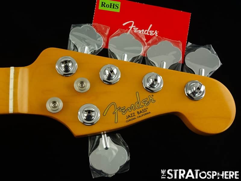 Fender American Professional II Jazz Bass V 5 String NECK TUNERS Slim image 1