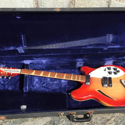 Rickenbacker 360 1967 - Fireglow Red Sunburst - Thinline Hollow Body image 17