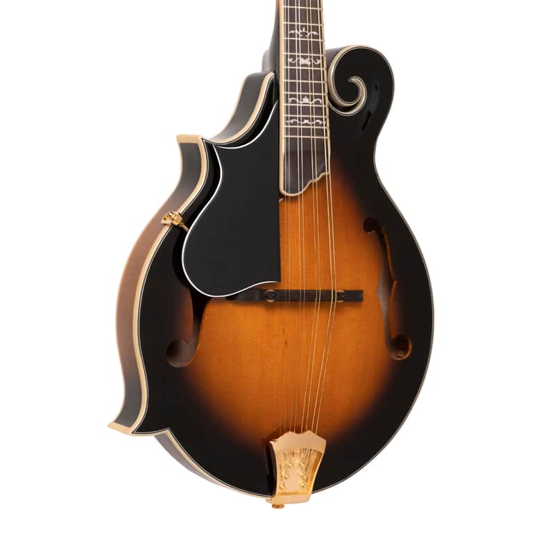 Gold Tone GM-70+/L Professional Craved Solid Spruce Top Maple Neck F-Style Mandolin For Left Hand Player image 1
