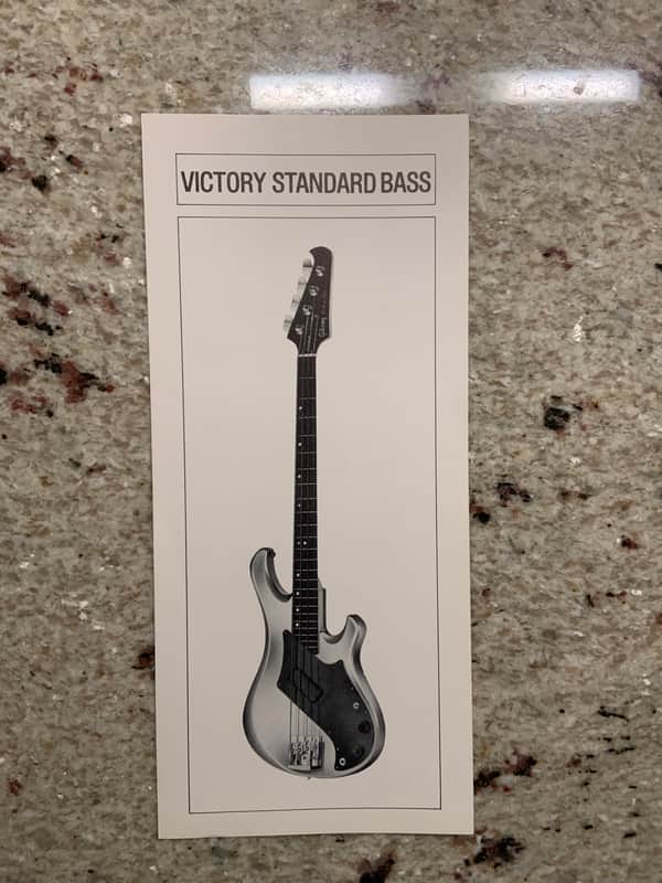Vintage 1981  Gibson Victory Standard Bass  Spec Sheet! image 1