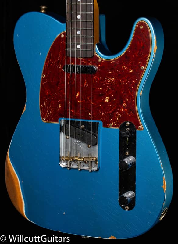 Fender Custom Shop 1964 Telecaster Relic Aged Lake Placid Blue (623) image 1