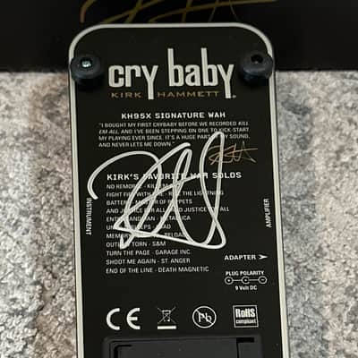 Limited Edition (SIGNED) Dunlop KH95X Special Edition Kirk Hammett Signature Cry Baby Wah 2022 - Purple Sparkle image 1