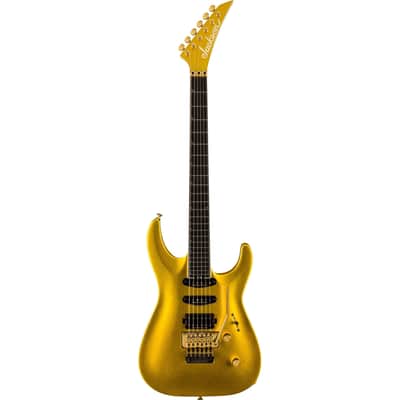 Jackson Pro Plus Series Soloist SLA3 Ebony Fingerboard w/ Seymour Duncan Pickups - Gold Bullion image 3
