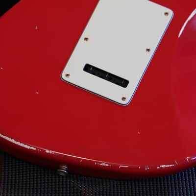 2021 K-Line Del Mar Electric Guitar Factory Relic Dakota Red + COA HSC image 16