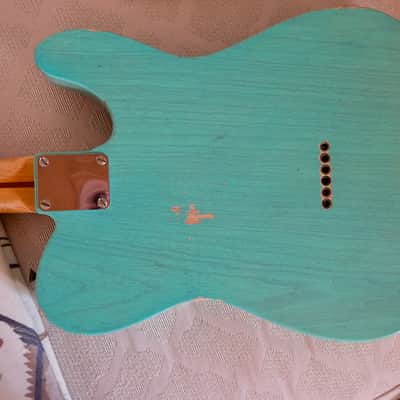 Fender Custom Shop 52 HS Telecaster T Seafoam Green Lefthand LH image 8