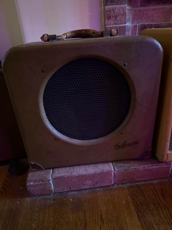 Gibson EH 125 vintage 1950’s - Brown Leather Bild 1