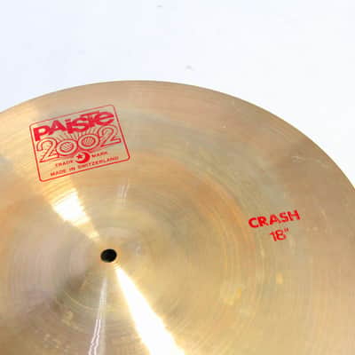 PAISTE 2002 Series Crash 18-inch 1498g Crash Cymbal Paiste (07/30) image 2