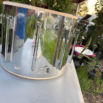 Dynasty Custom Elite 18x14  - Silver mirror Marching Drum image 6
