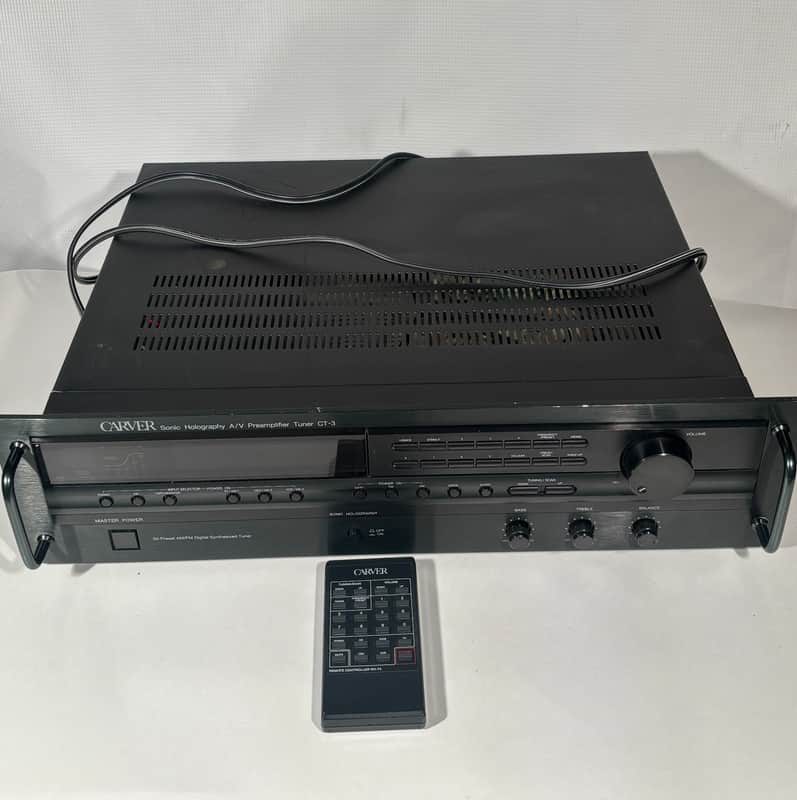 Carver CT-3 Sonic Holography Preamplifier/Tuner w/ Remote and Manual