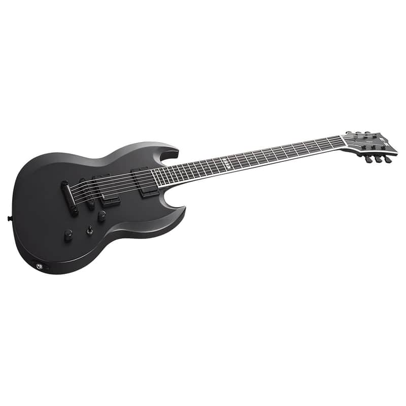 ESP E-II Viper Baritone Charcoal Metallic Satin image 1