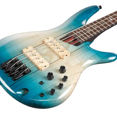 IBANEZ SR4CMLTD 4-Saiter Bass in Caribbean Islet Low Gloss image 5