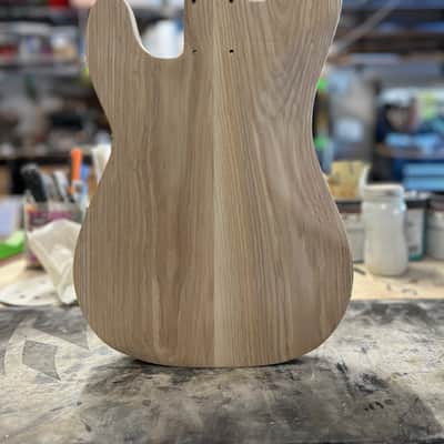 Madlad Instruments Ash V2 Precision Bass PBass Style Body (custom made with pride in north Texas) - Unfinished image 2