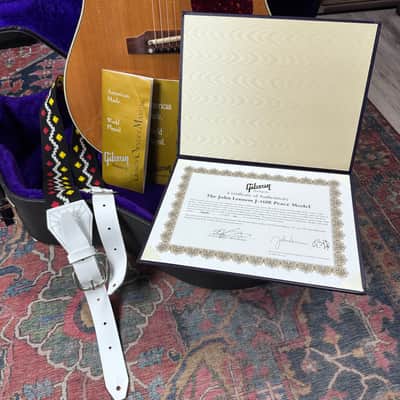 Gibson John Lennon J-160E Peace Model w/COA Candy & OHSC - 2006 image 2