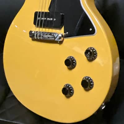 Gibson Les Paul Junior 2014 - TV Yellow Les Paul Junior w/Lollar 5% Underwound P90s and Music City tailpiece image 4