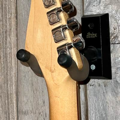 Nice 2003 Fender Stratocaster Gloss Black Rosewood Fretboard, Fresh Pro Setup and New Fender Gig Bag ! image 11