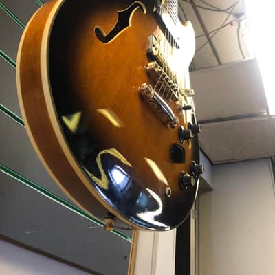 Aria Pro II TA-61 Sunburst Hollow Body Electric Guitar image 3