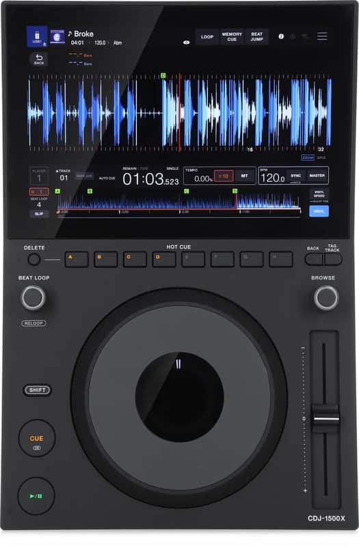 Pioneer DJ AlphaTheta CDJ-1500X DJ Media Player image 1