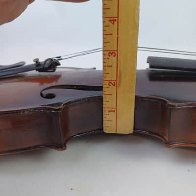 Antwerp the 1st July 1807 Violin 4/4 1-Piece Back +Scherl&Roth Case Vintage 19th image 12