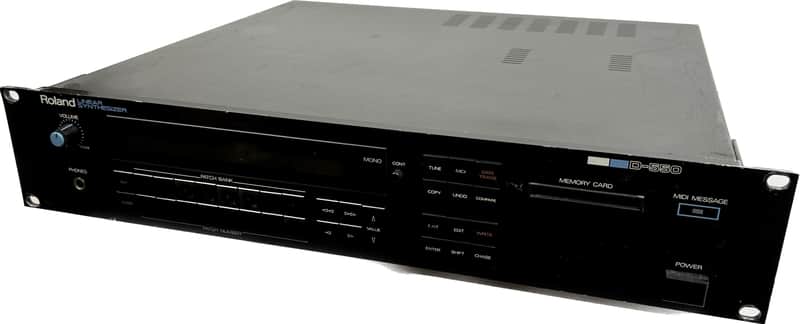 Roland D-550 リニア・シンセサイザー Ca. 1987 Roland D-550 Digital Linear Synthesizer
