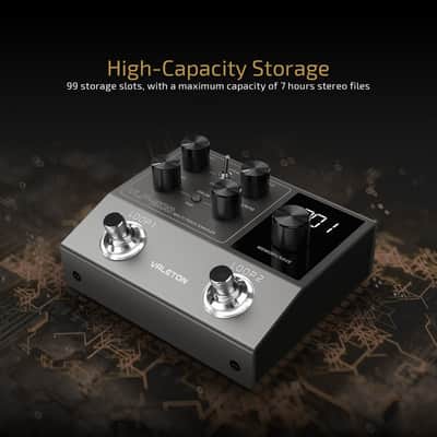 VALETON Looper Pedal Dual Track Stereo Looper for Guitar, Bass, Keyboard, Vocals Drum Machine 99 Project Storage spaces Software Support VLP-200(Shipping from US Local warehouse) image 3