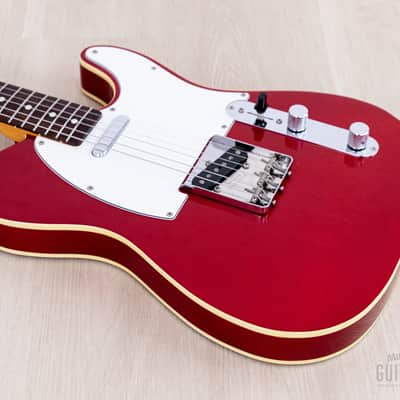 1989 Fender Telecaster Custom ‘62 Vintage Reissue TL62B-70 Candy Apple Red A-serial, Japan MIJ Fujigen image 9