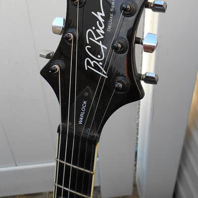 BC Rich Warlock Deluxe. Neck-Thru. Made in Korea. Heavy Relic. Headstock Repair. image 4