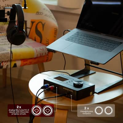 Antelope Audio Zen Quadro Synergy Core — 4-Channel Dual USB-C Bus Powered Audio Interface w/Discrete Preamps, Real-Time DSP+FPGA Effects & Compatibility for Mac, iOS, Android Software — 14x10 image 10