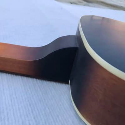 Sunburst Custom Dobro Resonator Guitar, Maple Neck, Rosewood Fingerboard image 6