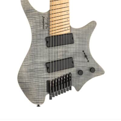 ギター strandberg Boden J6 Standard Maple Burl Strandberg Boden J Artisan 6 Burl Maple - Dark Black Burst