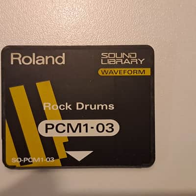 ROLAND SOUND LIBRARY ROCK DRUMS - SO-PCM1-03 for JV-80/880 JV1080 JV90 /JD990