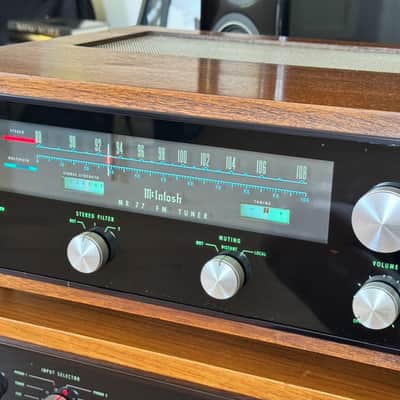 Vintage Mcintosh MR77 Stereo Tuner + Original Wood Case ~RARE~ LOOK ! image 3