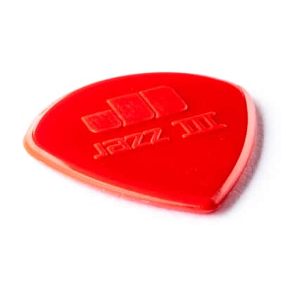 Dunlop Red Nylon Jazz III Guitar Pick image 4
