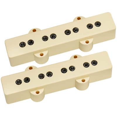 NEW DiMarzio DP123 Model J Pair Original Fender Jazz Bass Bridge & Neck - CREAM Bild 1
