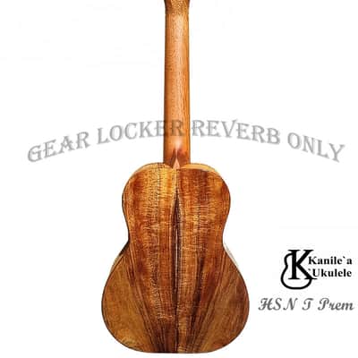 Kanile`a HNS T Prem 25th anniversary Sea Turtle Tenor ukulele with Premium Koa wood image 5